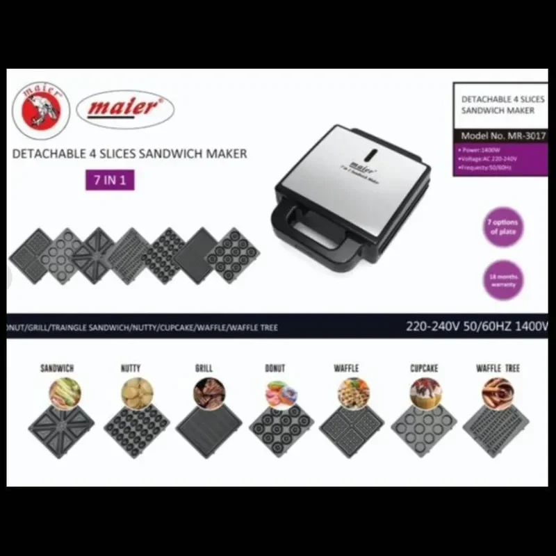 اسنک ساز مایر مدل MR3017( ضمانت اصالت کالا و ضمانت سالم رسیدن کالا به دست مشتری)