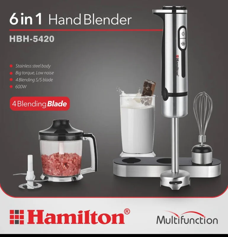 گوشت کوب 6 کاره همیلتون مدل BH5420( ضمانت اصالت کالا و ضمانت سالم رسیدن کالا به دست مشتری)