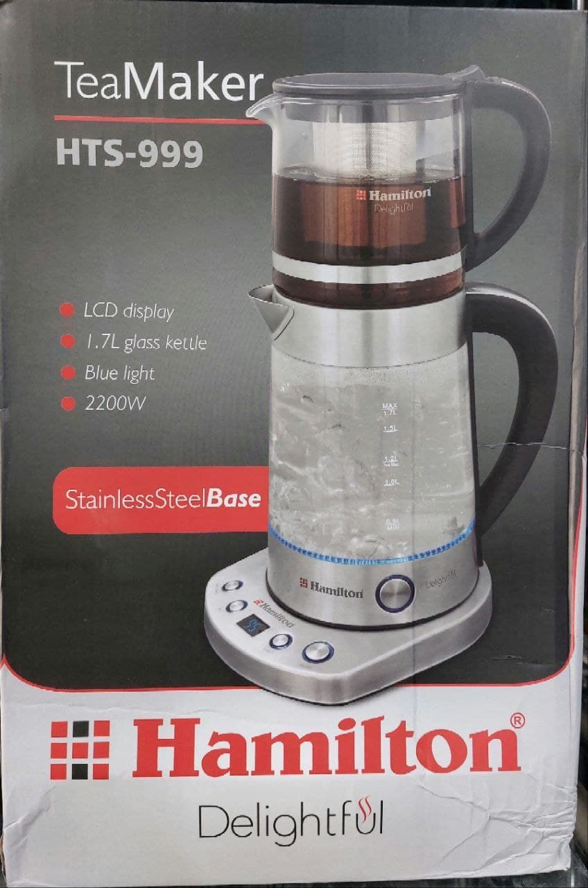 چای ساز همیلتون مدل 999 (ضمانت اصالت کالا و ضمانت سالم رسیدن کالا به دست مشتری)