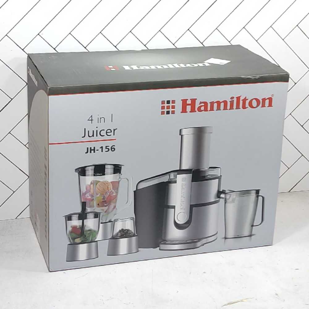 آب میوه گیری همیلتون مدل JH156 (ضمانت اصالت کالا و ضمانت سالم رسیدن کالا به دست مشتری)